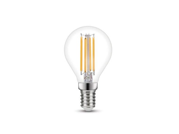 Ampoule led à filament, sphérique, E14, 470lm = 40W, blanc chaud, LEXMAN