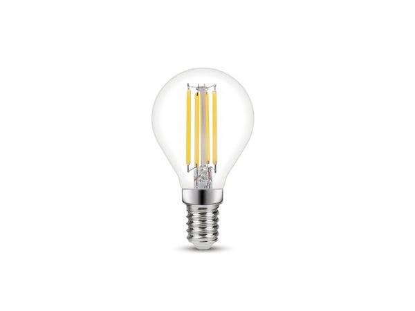 Ampoule led à filament, sphérique, E14, 806lm = 60W, blanc neutre, LEXMAN