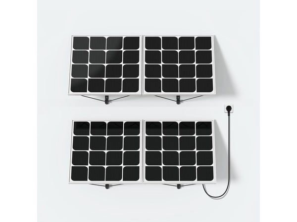 Panneau solaire - kit de démarrage, installation au mur, installation facile et branchement prise, BEEM ENERGY, 300 W