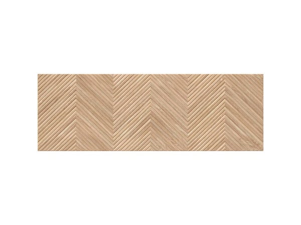 Carrelage mur interieur effet bois chevron naturel Balade l.30 x L.90 cm ARTENS