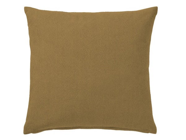 Coussin pillow soft, polycoton, l.40 x H 40 cm, jaune pécan 4, NATERIAL