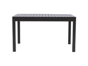 Table de jardin en aluminium rectangulaire 8 personnes Lyra II, gris anthracite, NATERIAL