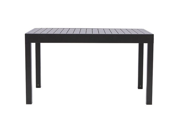 Table de jardin en aluminium rectangulaire 8 personnes Lyra II, gris anthracite, NATERIAL