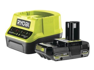 Lot d'une batterie et d'un chargeur RYOBI, 18 V, 2 Ah Rc18120-120c