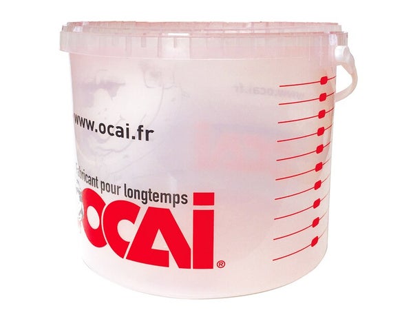 Seau doseur plastique 16, 6 litres, sans couvercle