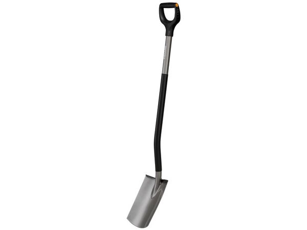 Bêche à bêcher acier trempé FISKARS manche acier L.98 cm