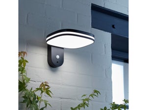 Applique exterieur solaire baquio detection 900 lumens noir inspire