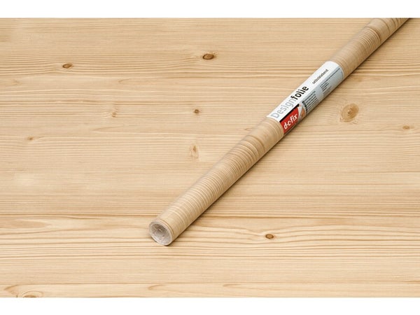 Rouleau adhesif decoratif effet bois, pin jura, 45 cm x 200 cm