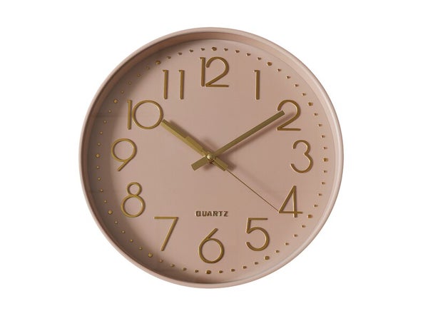 Horloge Color EMDE rose Diam.30.5 cm
