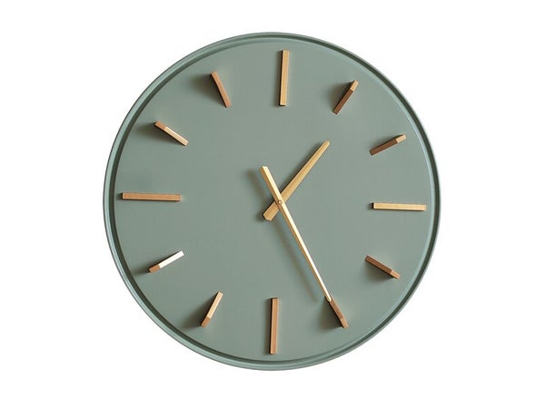Horloge Sauge EMDE vert Diam.51.5 cm