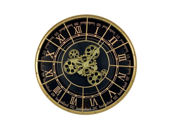Horloge Mécanisme EMDE noir Diam.48 cm