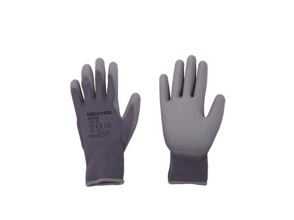 Paire de gants pour le travail de précision polyuréthane, T 9 DEXTER