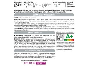 Primaire d'accrochage interieur/exterieur sec en 30 min AXTON 0.75L