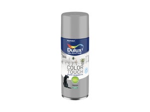 Bombe de peinture Color touch DULUX VALENTINE titanium satine 400 ml