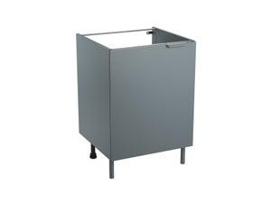 Meuble bas 60cm 1 porte ELEKI gris