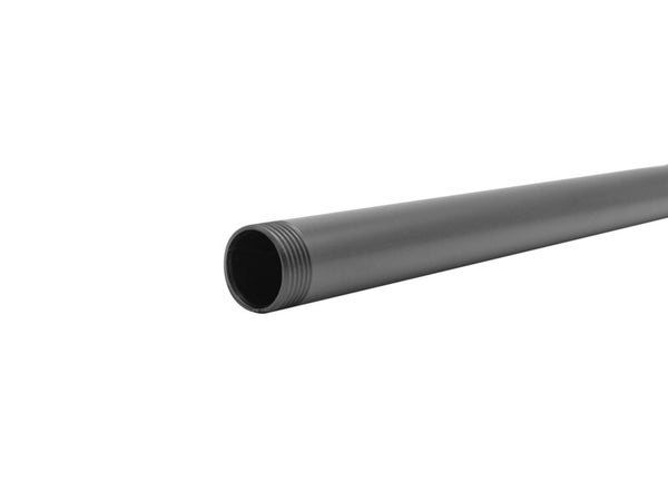 Barre de penderie ronde, MyTube, diam.25 mm L300 mm, noir mat