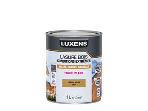 Lasure LUXENS Conditions extrêmes 12 ans chêne clair brillant 1 litre