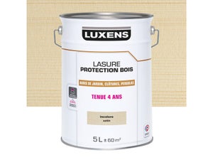 Lasure LUXENS 4 ans incolore satiné 5 litres