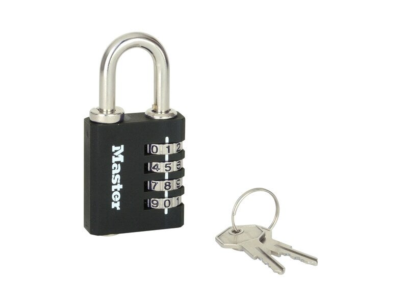 Cadenas à Combinaison MasterLock 1175 - Réinitialisable, Laiton, Pour Portail, Chantier, Etc. - 3