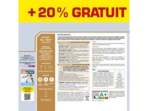 Lasure LUXENS 8 ans chêne naturel satiné 5 litres + 20 % gratuit