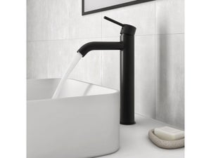 Mitigeur lavabo noir mat, SENSEA Mia XL