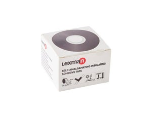 Ruban adhésif auto-amalgamant, L.10 m x l.19 mm noir, LEXMAN