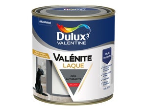 Peinture boiserie gris anthracite brillant DULUX VALENTINE Valenite 0.5l