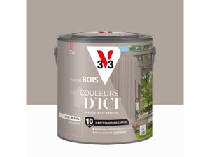 Peinture extérieure bois V33 Couleurs d'ici, beige nature velours  2l