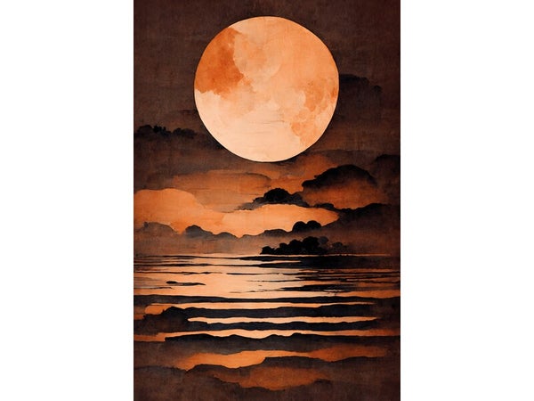 Toile imprimée La Pleine Lune, CEANOTHE 45 x 65 cm