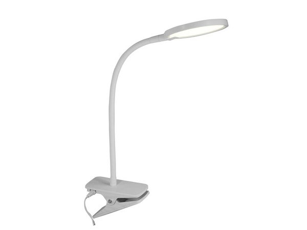 Lampe de bureau Starla, blanc, H.35 cm INSPIRE LED