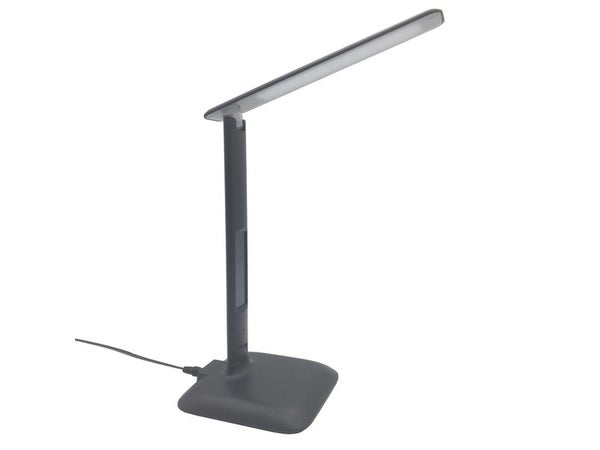 Lampe de bureau design Alex en plastique tactile led, INSPIRE, 820 lm noir