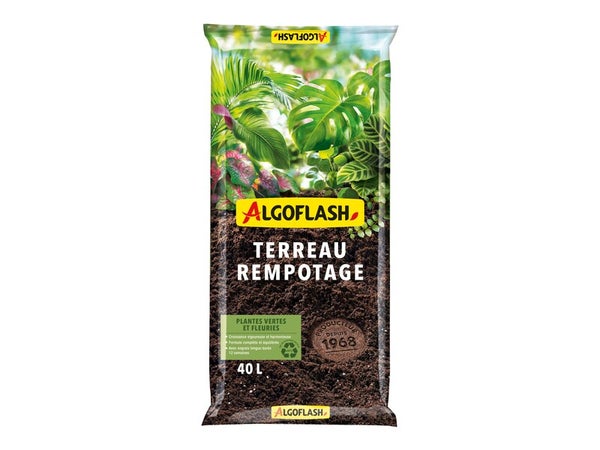 Terreau de rempotage 40 l ALGOFLASH