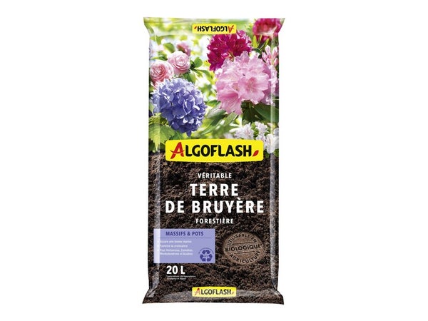 Terre de bruyère forestière 20 l ALGOFLASH