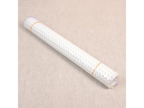 Rouleau de cannage PVC, blanc, 45 cm x 100 cm