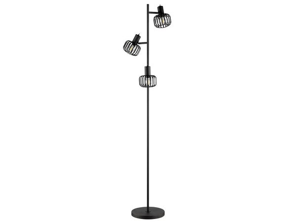 Lampadaire Pecan H.160 cm métal, noir INSPIRE, E14