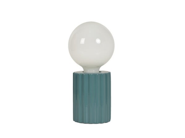 Lampe tyamo e27 h13 ceramiq glossy emerald1 inspire