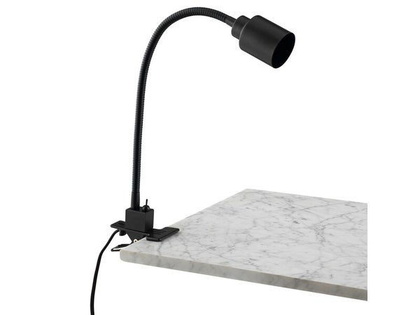 Lampe de bureau pince Tekla métal, noir, H.42 cm INSPIRE, GU10