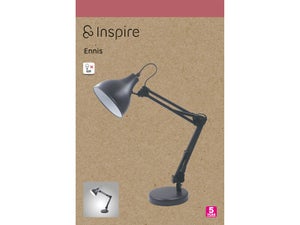 Lampe bureau ennis e27 h55 metal paris0 inspire