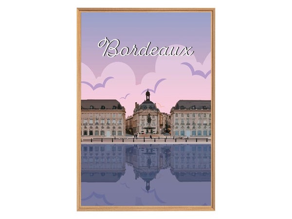 Image encadrée Bordeaux, CEANOTHE l.65 x H.97 cm