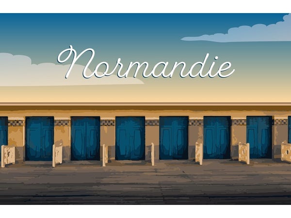 Toile imprimée Normandie, CEANOTHE l.30 x H.45 cm