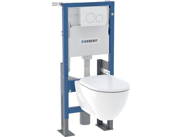 Pack WC suspendu Premium Rimfree G700 Turboflush GEBERIT