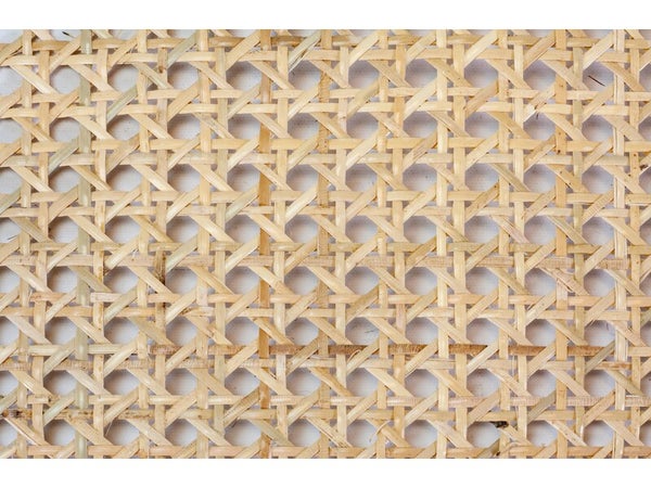 Rouleau de cannage rotin hexagones, beige, 30 cm x 100 cm