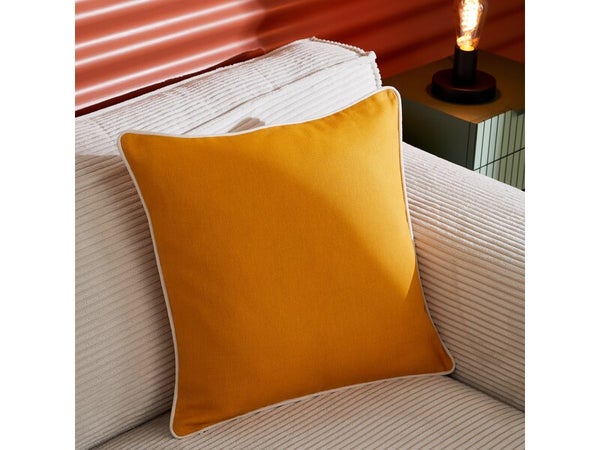 Coussin INSPIRE Kalpe, 45 x 45 cm, solemio 1 jaune