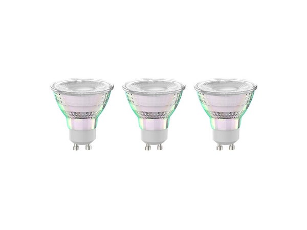 Ampoule led reflecteur gu10 2,5w=50w 450lm 100d 4000k classe a lot de 3 LEXMAN