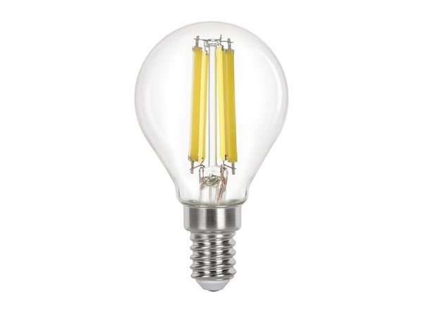 Ampoule led spherique e14 3w=40w 470lm claire 4000k classe a LEXMAN