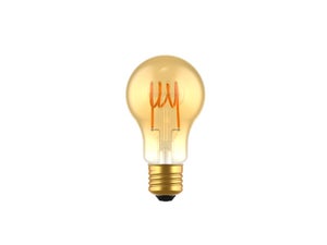 Ampoule led standard e27 4,5w=35w 400lm 2700k spirale ambre LEXMAN