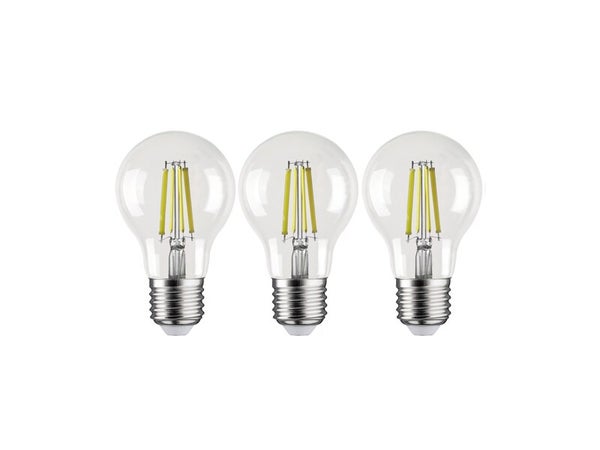 Ampoule led standard e27 3,8w=60w 806lm claire 2700k classe a lot de 3 LEXMAN