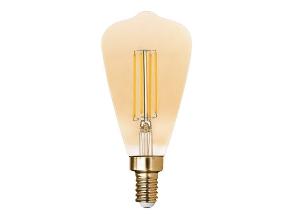 Ampoule led edison e14 4,2w=40w 470lm 2700k ambre LEXMAN