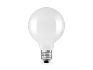 Ampoule led globe 95mm e27 4,9w=75w 1055lm depolie 2700k classe a lxm