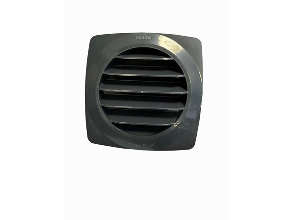 Grilles d'aeration abs verni, L.14.8 x l.14.8 cm Diam.12 cm